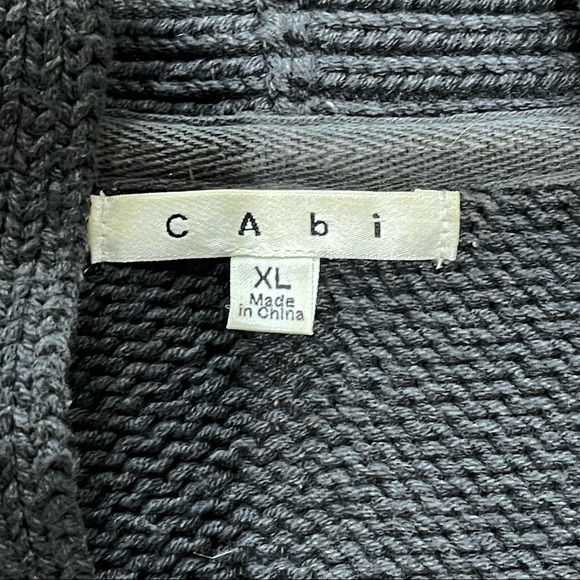 CAbi Stay Cozy Sweater #588 Gray Size XL - Picture 4 of 9